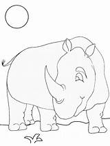 Coloring Pages Rhino Rhinoceros Animals Colouring Library Clipart Printable Print Advertisement Popular Books Coloringhome Book Nosorog Coloringpagebook sketch template