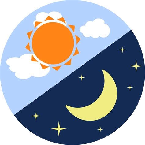 day  night icon clip art library