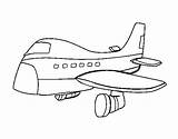 Airliner Coloring Coloringcrew sketch template