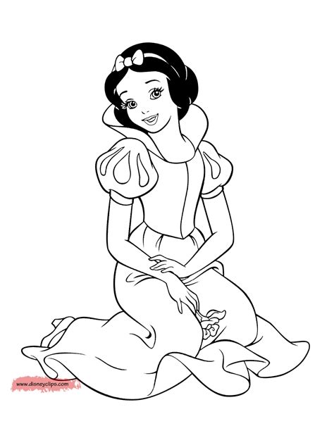 disney snow white coloring pages thousand    printable