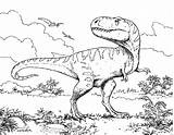 Dinosaur Realistic Coloring Pages Getdrawings sketch template