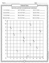 Ordered Pair Worksheets Graphing Preview sketch template