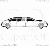 Limo Clipart Car Stretch Illustration Royalty Lal Perera Vector 2021 sketch template