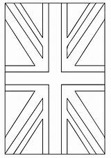 Flags Flag Coloring Template England Bunting Pages Union Jack Printable Print Britain Great Sheets Visit Choose Board sketch template
