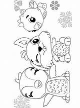 Hatchimals Coloring Kids Pages Fun sketch template