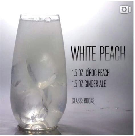 Ciroc White Peach Alcohol Drink Recipes Alcoholic Drinks