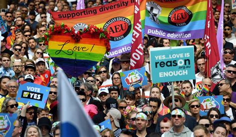 sydney gay marriage rally draws record crowd as australia s contentious