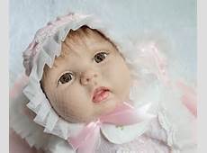 Reborn Baby Dolls Lucy Silicone Vinyl Dolls Lifelike Baby Doll 22