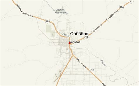 35 Carlsbad New Mexico Map Maps Database Source
