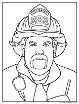 Coloring Pages Firefighter Fireman Printable Elderly Hat Drawing Color Lollipop Fire Dementia Adult Adults Getdrawings Fighter Print Getcolorings Comments sketch template