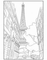Pages Eiffel Coloriage Parigi Ausmalbilder Coloringhome Colorier Disegno Colorare Adulte Getdrawings Viaggio Pagine Wandertooth Malvorlagen Urban Enregistrée sketch template