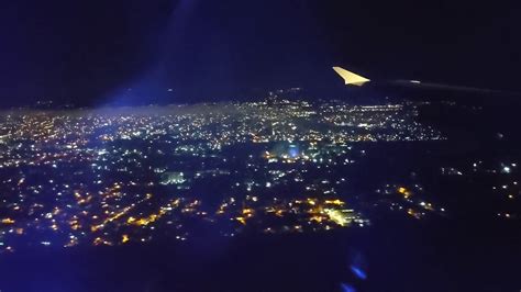 Landing At Night In Santiago Dominican Republic Youtube