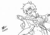 Okumura Rin sketch template