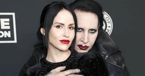 ‘huidige Vrouw Marilyn Manson Wilde Foto’s Minderjarige Ex Lekken Om