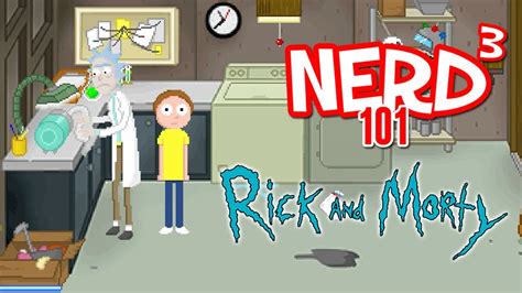 nerd³ 101 rick and morty the rushed licensed adventure