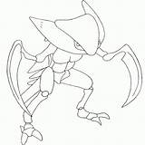 Coloring Pages Scyther Pokemon Printable Template Gif sketch template