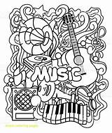Coloring Music Pages Mandala Printable Getcolorings Color sketch template