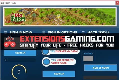 big farm hack extensions gaming