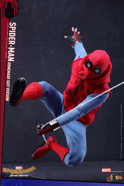 hot toys mms414 spider man homecoming spider man homemade suit marvelous toys