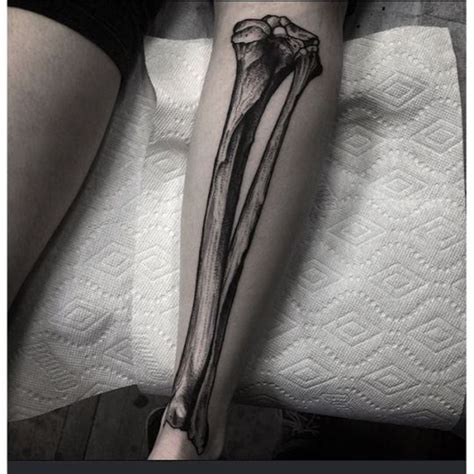 Alex Rojas Anatomical Tattoos Bone Tattoos Leg Tattoo Men