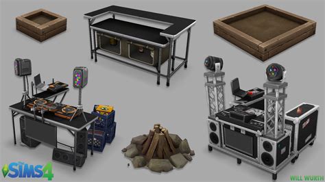the sims 4 object models from various packs by will wurth