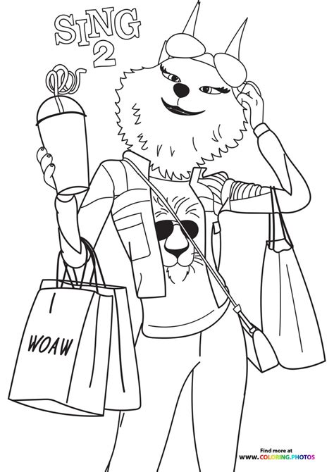 sing  coloring pages  kids