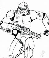 Clone Wars Coloring Trooper Star Pages Assassin Sketch Troopers Stormtrooper Captain Drawing Rex Color Print Commander Printable Deviantart Getcolorings Getdrawings sketch template
