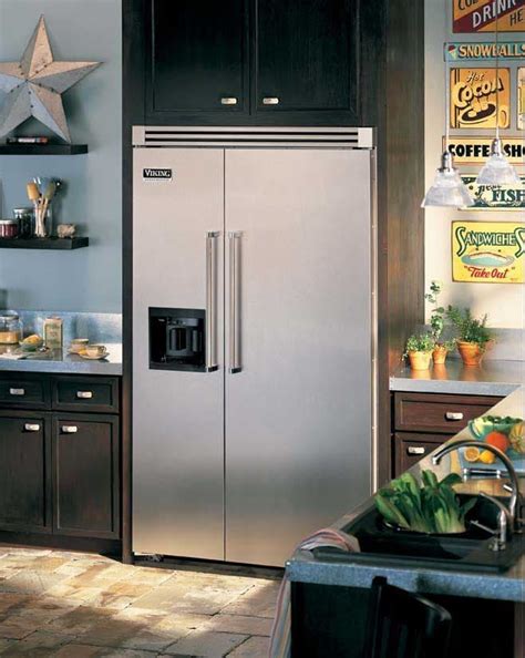 viking vcsbdss   built  side  side refrigerator  prochill temperature