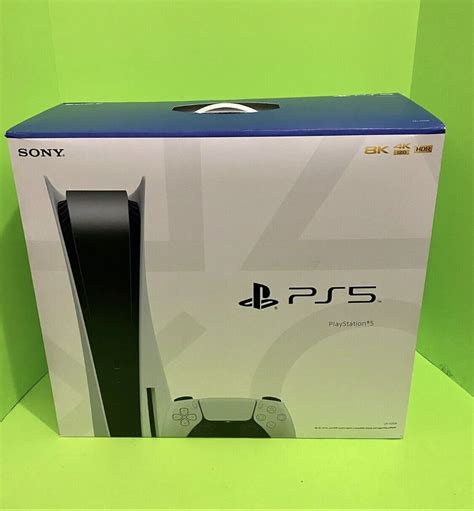 Sony Playstation 5 Console Disc Version White Ps5 In Hand Brand New