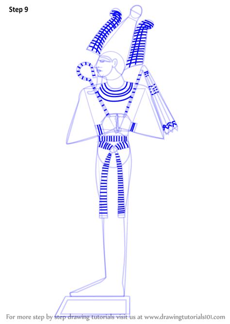 Step By Step How To Draw Osiris