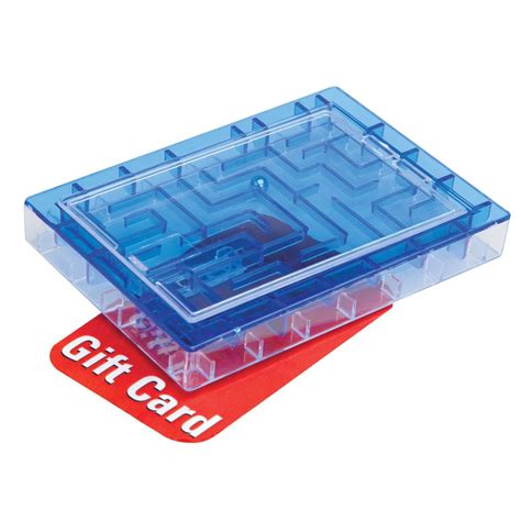 gift card maze blue money holder bits  pieces