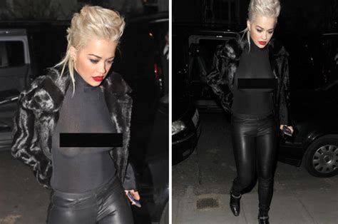 Rita Ora Exposes Nipples In Wardrobe Malfunction After Charli Xcx Gig