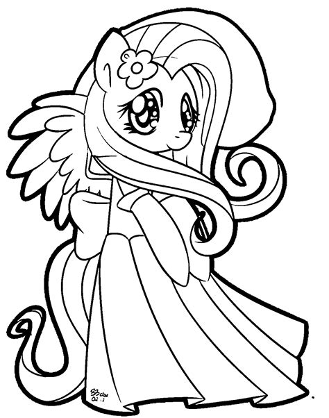 pony princess pages coloring pages