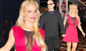 after coco s steamy snap scandal a menacing looking ice t accompanies her on a fan meet and