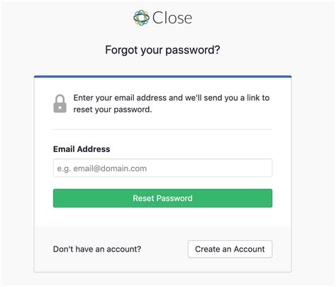 reset  password