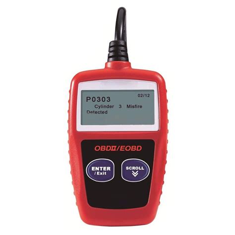 ms obd obdii eobd scanner car code reader data tester scan