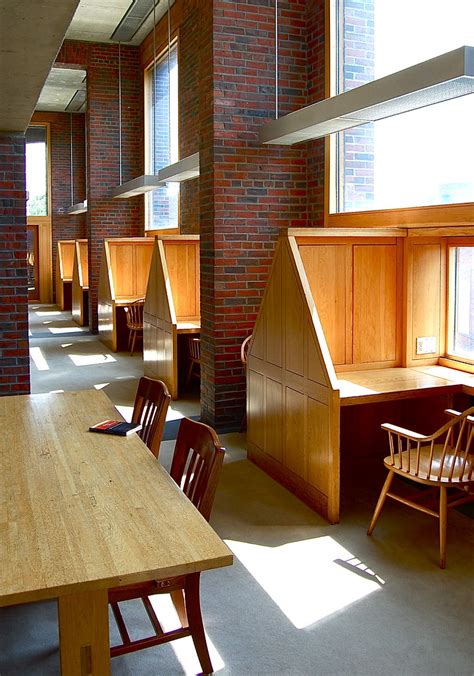 louis kahn phillips exeter academy library study carrels flickr