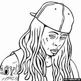 Coloring Lil Wayne Pages Drawing Rap Hop Hip Durk Rapper People Outline Sheets Color Drawings Thecolor Adults Wrld Juice Adult sketch template