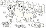 Granja Niños Terrestres Infantil Caballos Animalitos Selva Salvajes sketch template