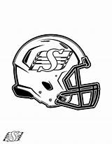 Saskatchewan Colouring Roughriders sketch template