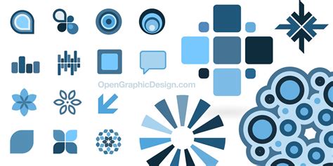 design elements simple graphic symbols  design icons