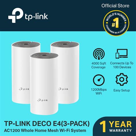 tp link deco  ac  home mesh wi fi system  pack mesh