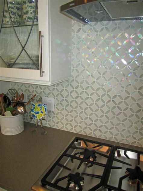 Irridescent Glass Tile Backsplash Hgtv