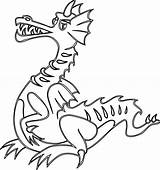 Dragon Coloring Pages Cool Clipart Kids Chinese Line Drawing Printable Cliparts Clip Awesome Colouring Color Print Naga Transparent Year Collection sketch template