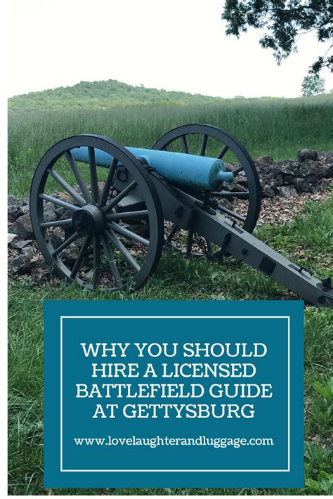 why you should hire a gettysburg licensed battlefield