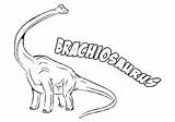 Brachiosaur 136k sketch template