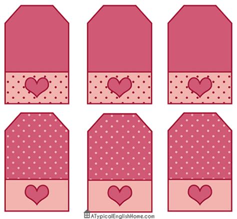 typical english home  valentines party printables