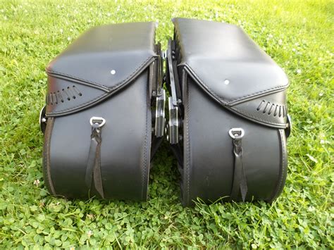 leather pros quick detachable saddlebags fatboy deluxe ect harley davidson forums