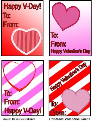church house collection blog printable valentine cards  kids