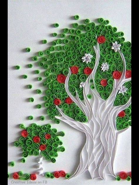 paper tree quilling paper craft quilling craft quilling designs